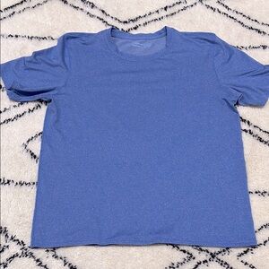 Outdoor Voices Blue Athletic Short Sleeve Tee, Size Small